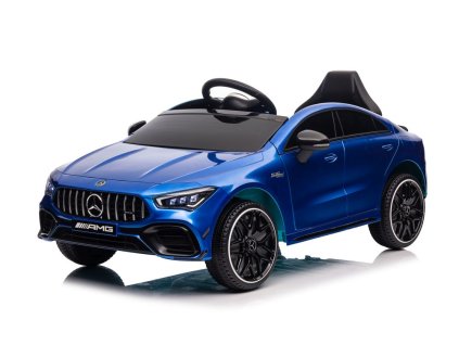 Elektrické autíčko Mercedes CLA 45s AMG lakované modré 4x4