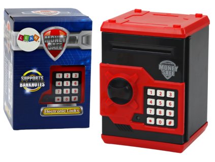 Elektronický trezor na bankovky a mince - výuka spoření