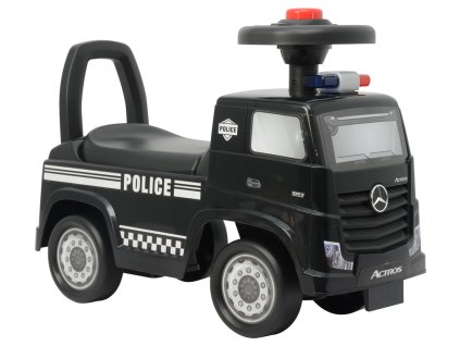 Odrážedlo Mercedes Actros Policie 3316A černé