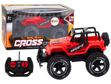 RC terénní auto na dálkové ovládání 1:18 červené