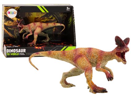 Sběratelská figurka dinosaurus Dilophosaurus červený 1 ks