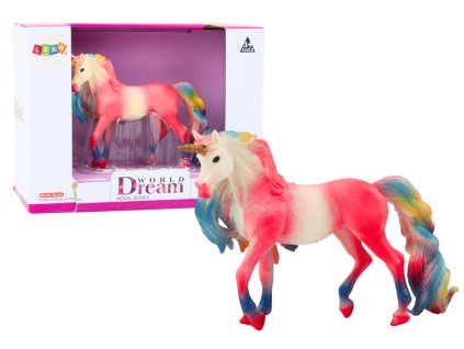 Sběratelská figurka velký růžový jednorožec 11 cm