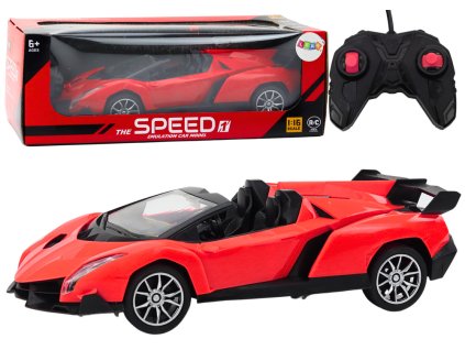 Sportovní auto na dálkové ovládání RC 1:16 červené