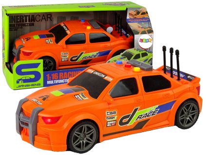 209878 sportovni zavodni auto 1 16 oranzove se zvukem