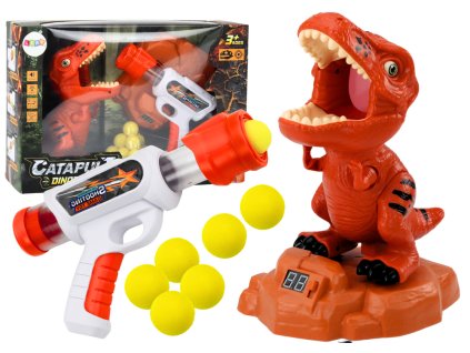 Střelecká hra s dinosaury dovednostní kuličky pistole sada
