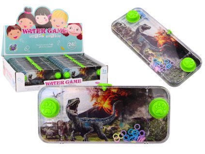 Vodní dovednostní hra Dinozaur Carnotaurus konzole gamepad zelená
