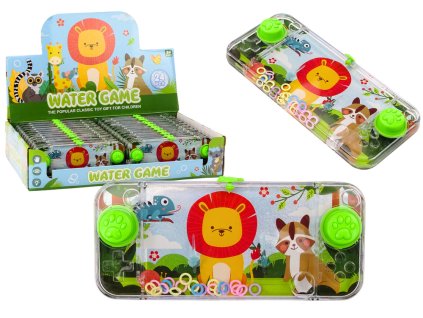Vodní dovednostní hra konzole zelená lev tlačítka kroužky