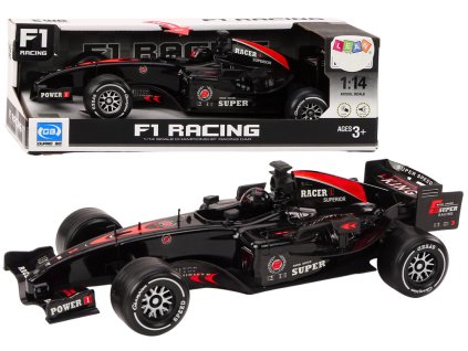 212137 zavodni auto f1 sportovni s pohonem 1 14 cerne se zvuky