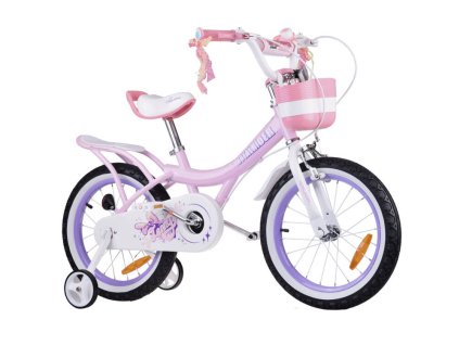 217555 detske kolo royalbaby jenny s kosikem pomocnymi kolecky a maslickami 16 ruzove