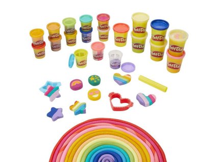 217924 hasbro trpytiva modelina play doh 21 barev s vykrajovatky