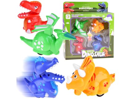 216799 sada jezdicich dinosauru 4 ks s pohonem
