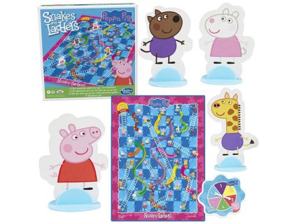 218008 stolni hra zebriky a hady peppa pig
