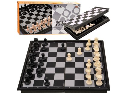 213592 sachy a dama magneticke cestovni 2v1