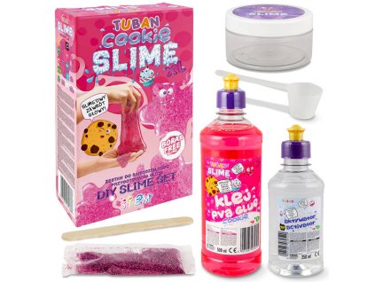 216496 tuban velka sada slime xl cookie ruzova