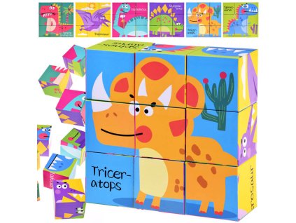 216790 velke stavebnice dinosauri skladanka 6 obrazku