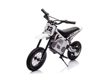 Dětská elektrická motorka Cross 350W 36V bílá03