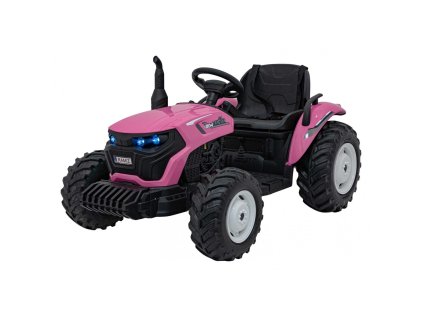 Dětský elektrický traktor GROW 1804 24V růžový01