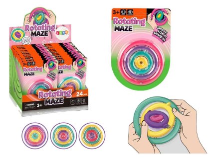 Smyslová antistresová hračka Rotující kolečka