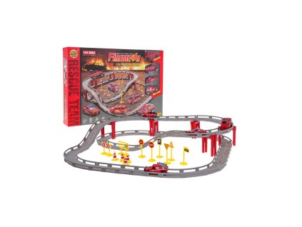 Autodráha hasiči s autíčky1