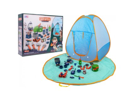 Dětská kempingová sada se stanem a příslušenstvím1