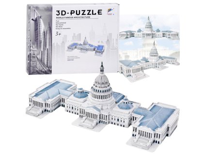 pol pl Puzzle 3D The Capitol Hill 132 elementy Puzzle przestrzenne ZA5400 21453 5