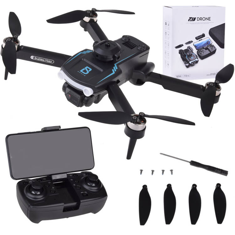 mamido Dron quadrocopter s kamerou černý RC