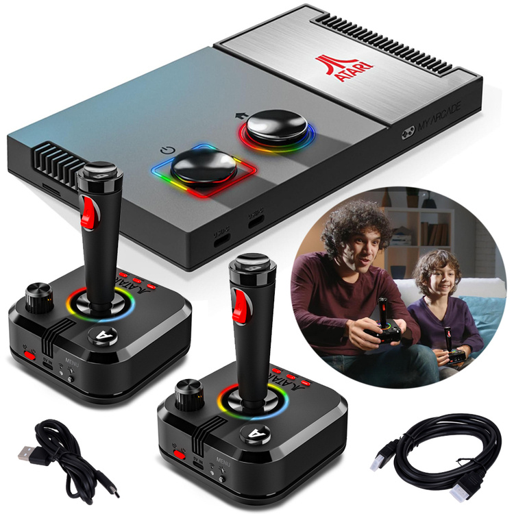 Levně Retro televizní konzole ATARI 200 her