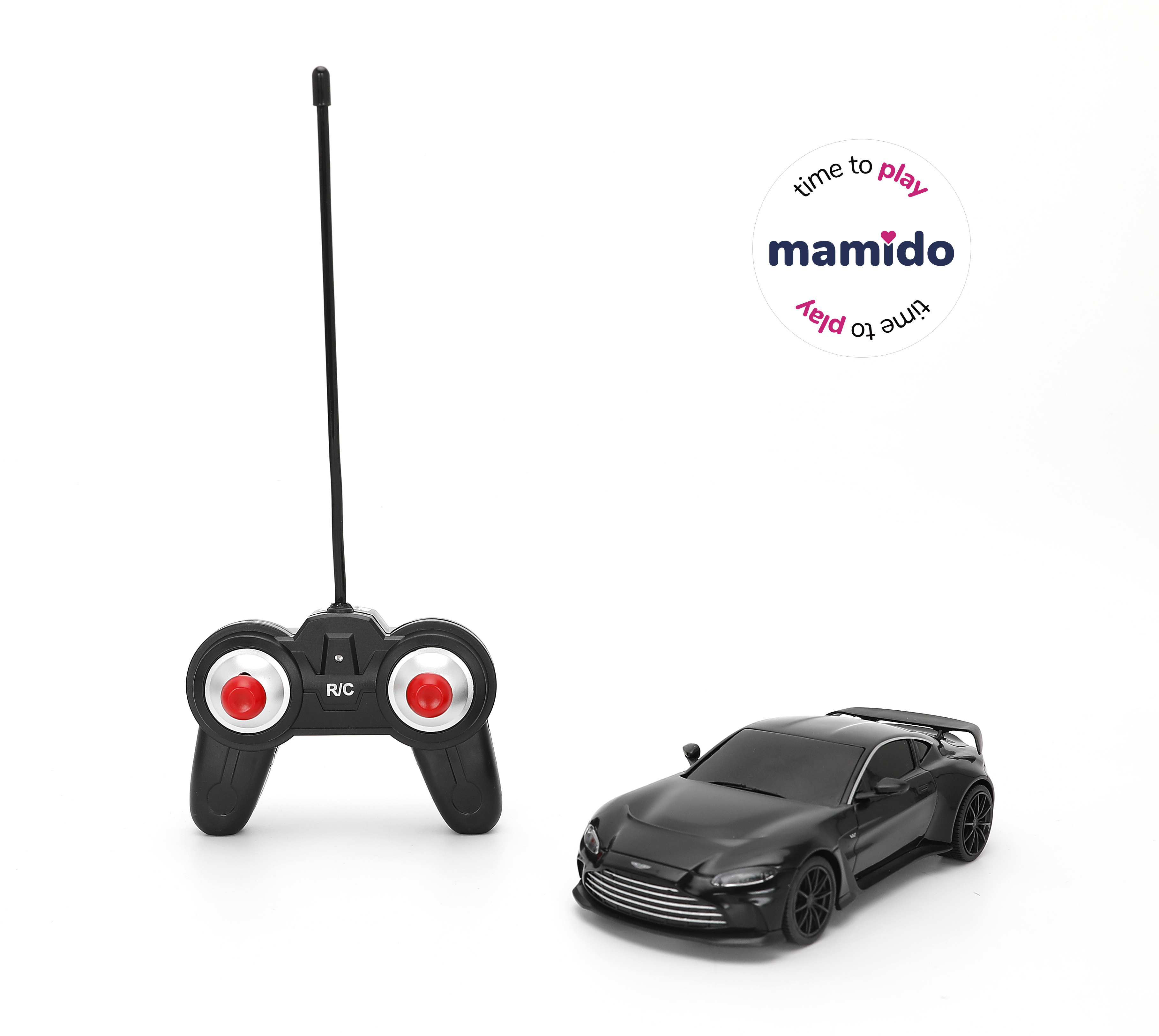 Levně Mamido Auto na dálkové ovládání Aston Martin 2022 V12 Vantage R/C 1:24 černé