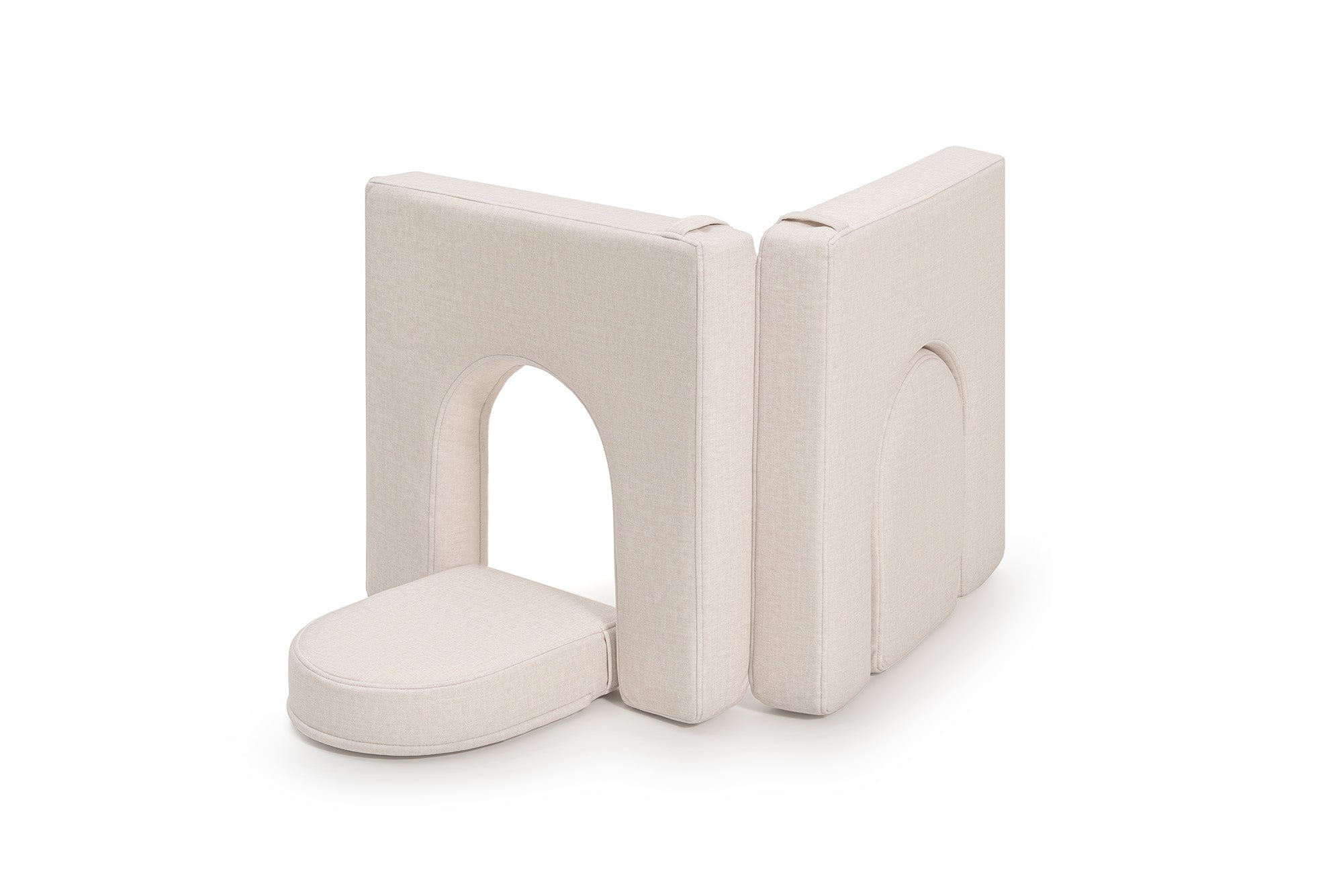 Levně Dětské pěnové oblouky k sestavě SHAPPY ORIGINAL mini Barva: Soft Beige
