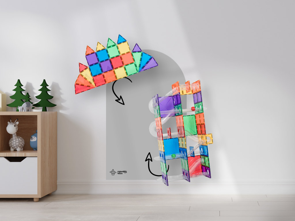 Levně Mamido Tiles Magnetická tapeta na zeď Premium Warm Stone MT107