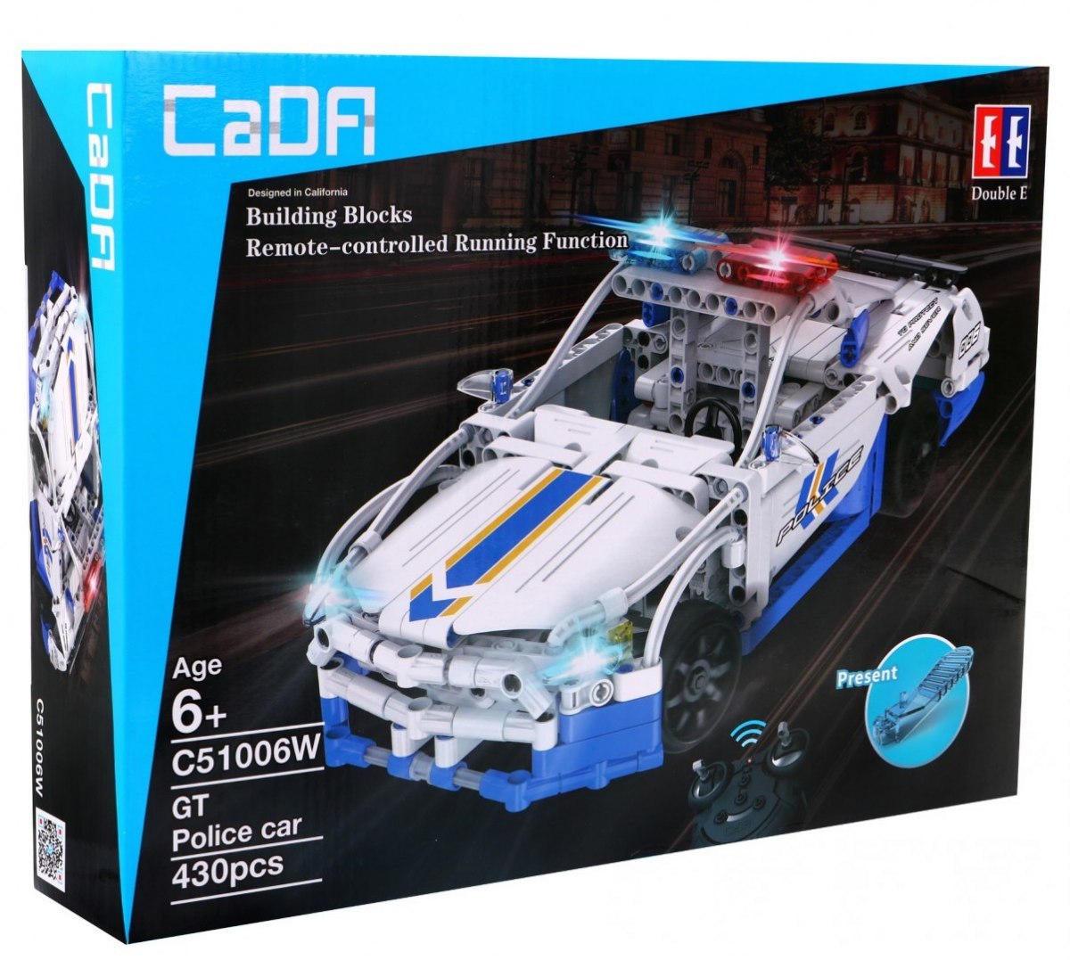 Levně Stavebnice technic R/C policejní auto