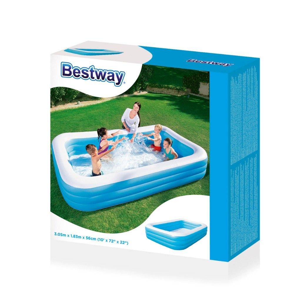 Bestway  Bestway Velký dětský obdelníkový bazén 305x183x56cm