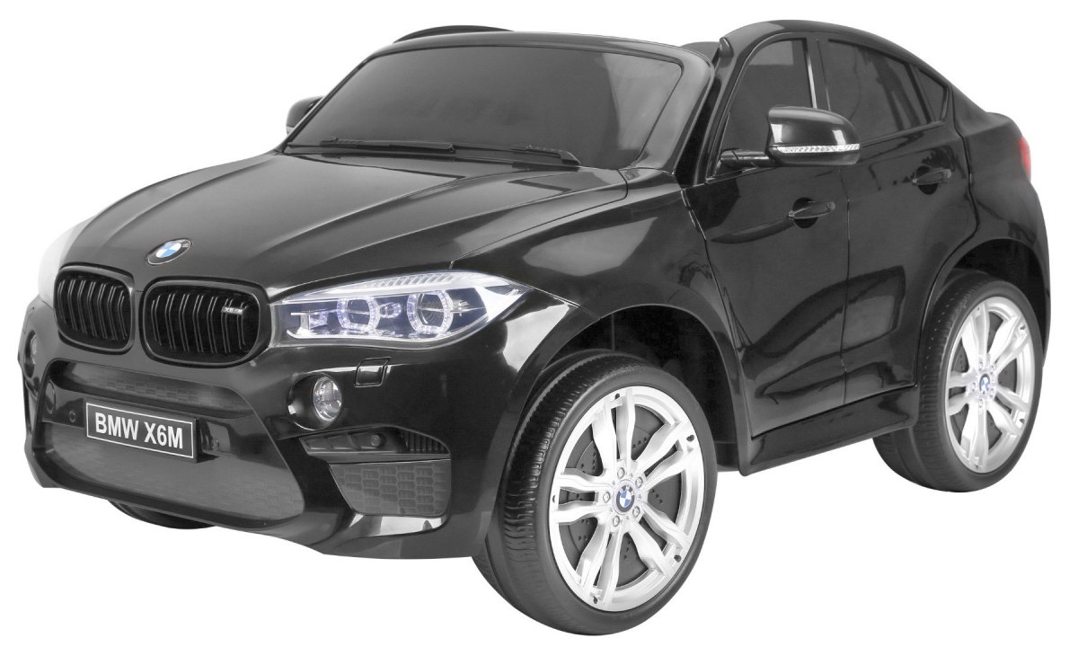 mamido  Elektrické autíčko BMW X6 M dvoumístné XXL lakované černé