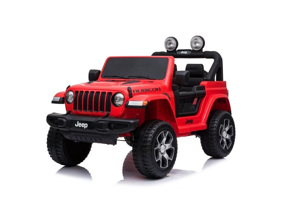 mamido  Dětské elektrické autíčko Jeep Wrangler červené