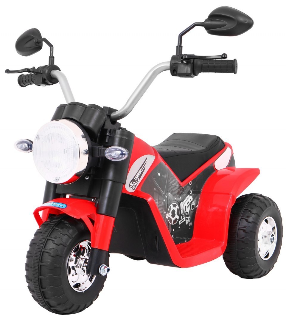 mamido  Dětská elektrická motorka MiniBike červená