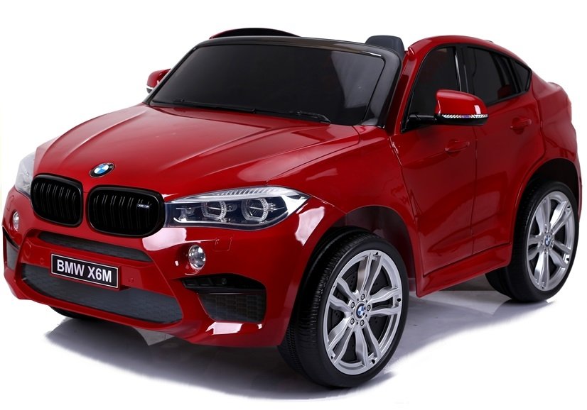 mamido  Elektrické autíčko BMW X6 M dvoumístné XXL lakované červené