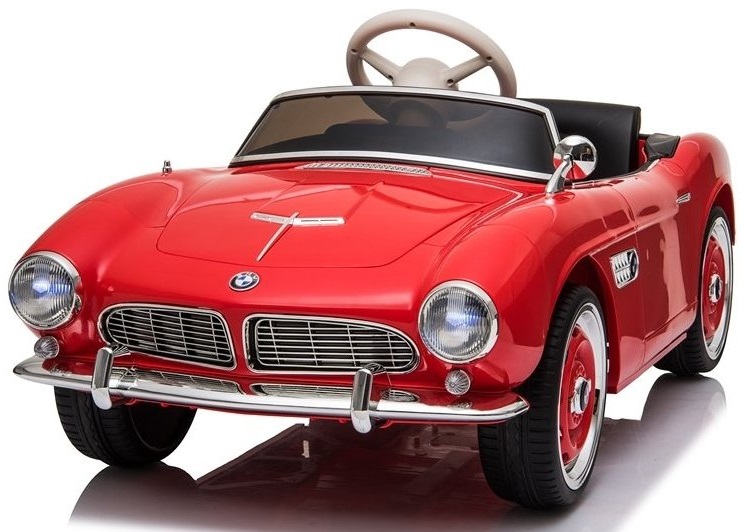 Levně Elektrické autíčko BMW Retro lakované červené