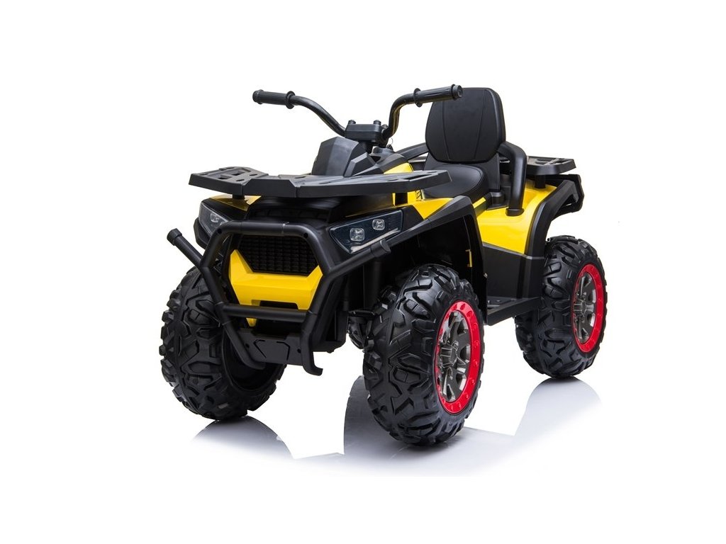 Levně Dětská elektrická čtyřkolka 4x4 žlutá
