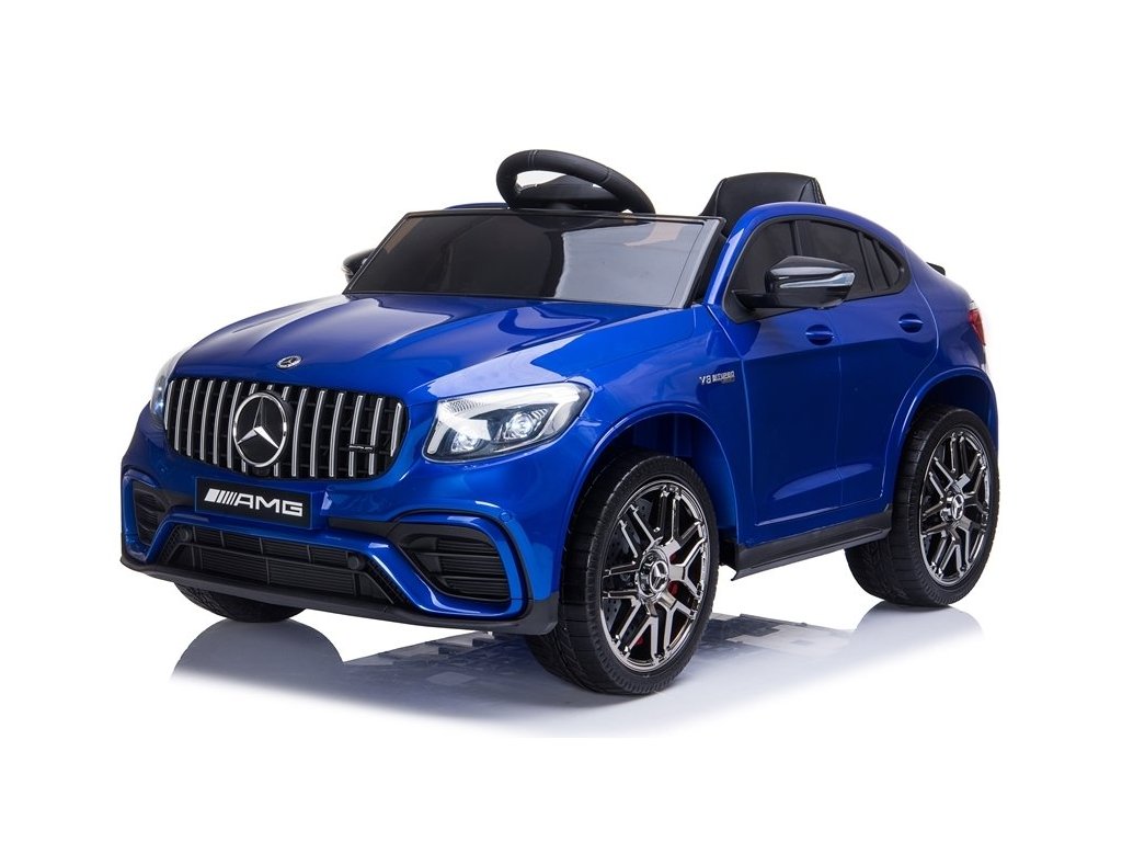 mamido  Dětské elektrické autíčko Mercedes-Benz GLC 63S 4x4 lakované modré