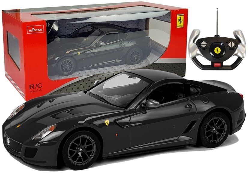 Mamido RASTAR  RASTAR Auto na dálkové ovládání RC Ferrari 599 GTO 1:14 černé RC