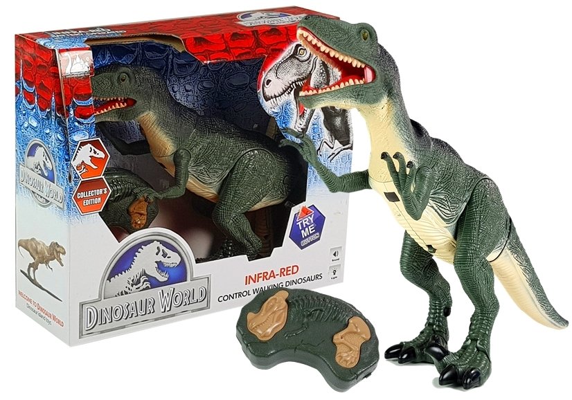 mamido  Dinosaurus na dálkové ovládání REX se zvukovými efekty RC