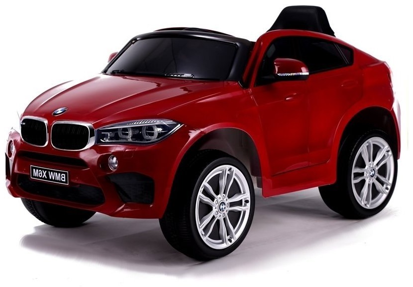 Levně Elektrické autíčko BMW X6 M lakované červené