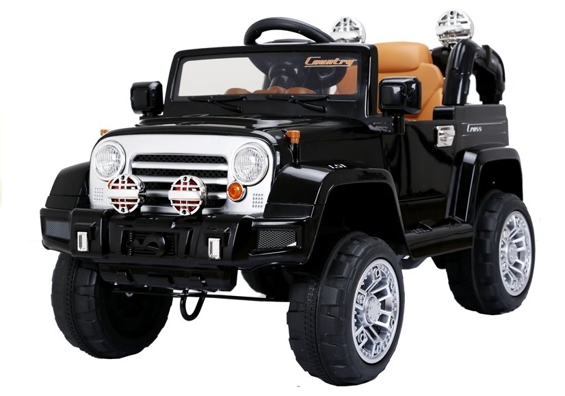 mamido  Dětské elektrické autíčko Jeep Country černé