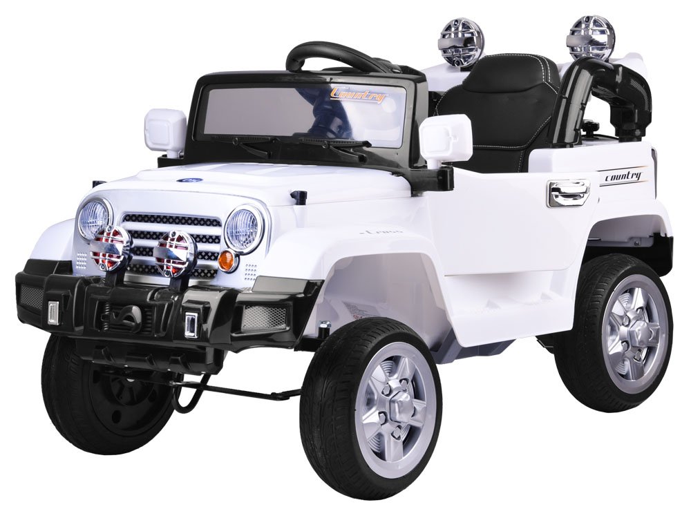 mamido  Elektrické autíčko Terénní Jeep EVA bílá