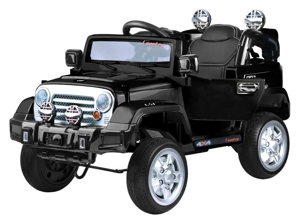 mamido  Elektrické autíčko Terénní Jeep EVA černá