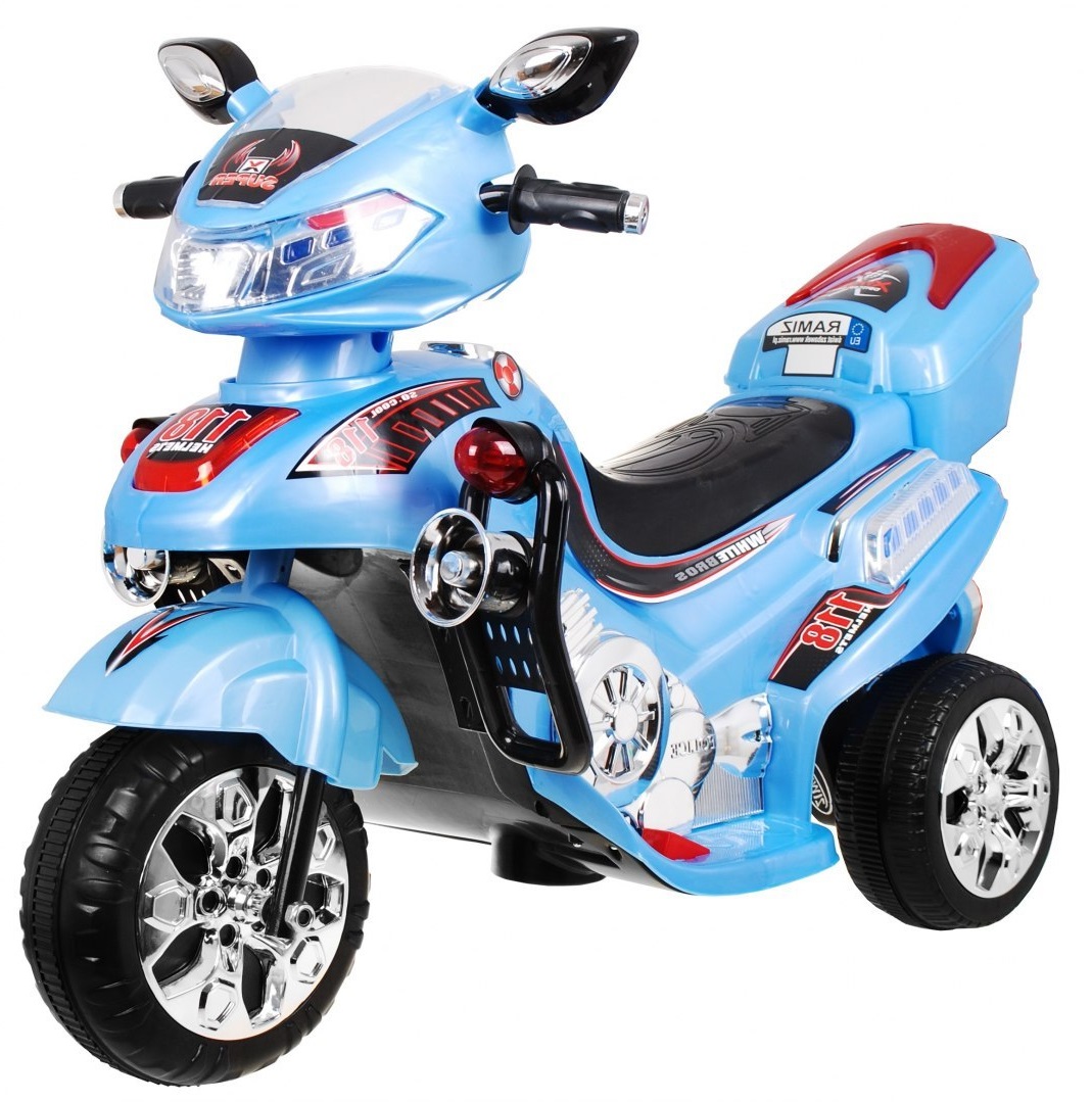 Levně Dětská elektrická motorka 118 modrá