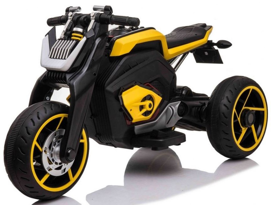 mamido  Dětská elektrická motorka Future žlutá