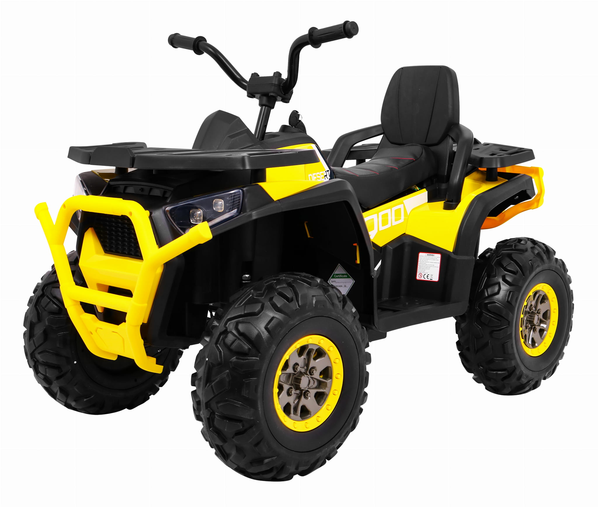 Levně Dětská elektrická čtyřkolka ATV Desert 4x4 žlutá