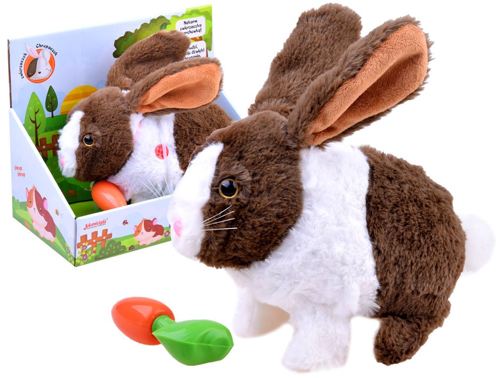 mamido Interaktivní plyšák králík bílo-hnědý