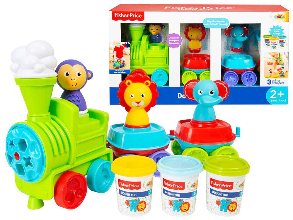 Levně Vláček s plastelínou Fisher-Price